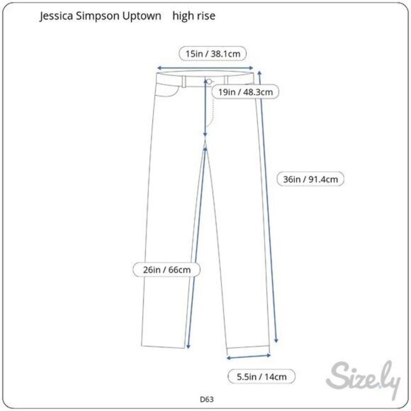 Jessica Simpson Uptown High Rise Jeans - Picture 7 of 7